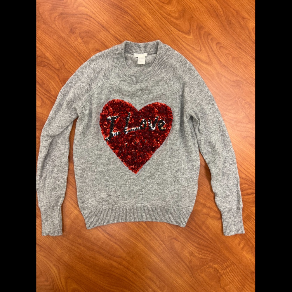 H&M gray sweater size XS